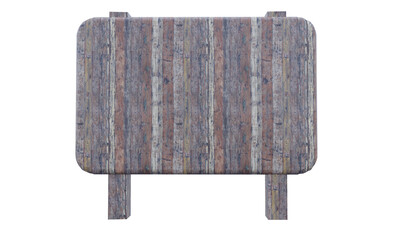 Wooden sign for sign and menu