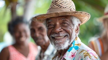 Social activities and clubs for seniors copy space community center vibrant Blend mode,