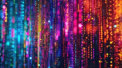 Colorful Gradient neon light sparkling background colorful modern future technology