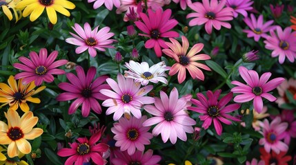 Barberton daisies are uncommon flowers in Asia