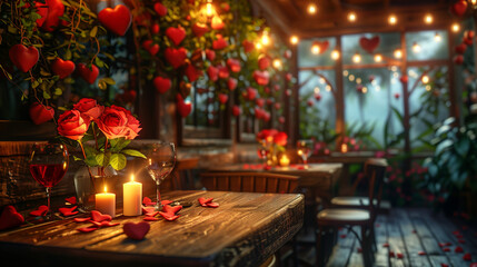 christmas table setting