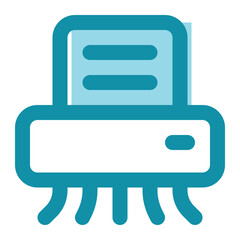 shredder icon for illustration