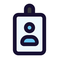 id card icon for illustration
