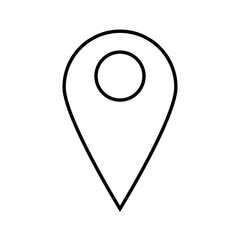 map pointer icon illustration