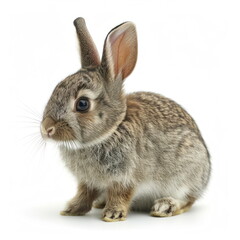 Fototapeta premium rabbit on white background