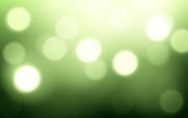 Nature green bokeh soft light abstract backgrounds, Vector eps 10 illustration bokeh particles, Backgrounds decoration