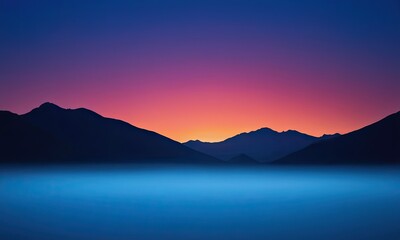 Abstract blue background with light effect design