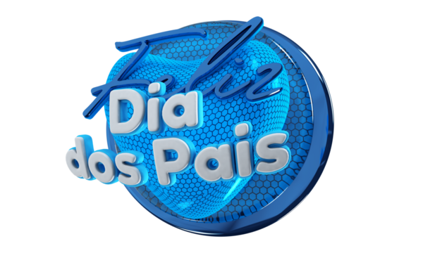 Father's day promotional 3d stamp for offers and promotions