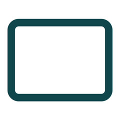 rectangle icon for illustration