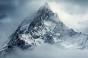 Obraz premium Icy Gothic The Rugged Beauty of the Swiss Alps