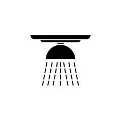 fire sprinkler concept line icon. Simple element illustration. fire sprinkler concept outline symbol design.