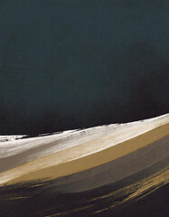 Brush stroke design art on pain background, Minimal design