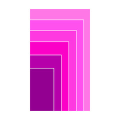 Pink gradient squares. Abstract geometric design. Vibrant color blocks. Vector illustration.