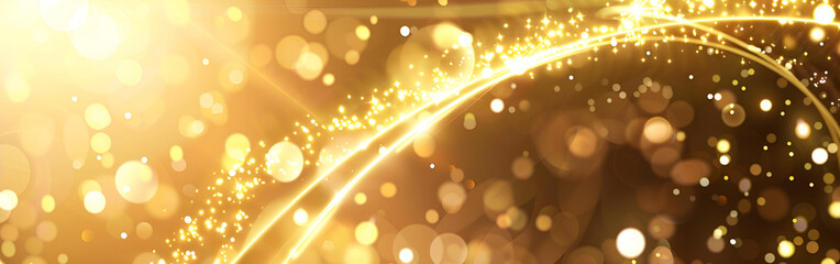 Blurry Gold splash Lights on the wall and looking so shiny with golden bokeh background