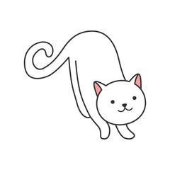 Cute cat illustration