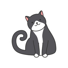 Cute cat illustration