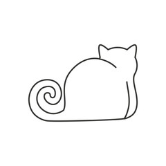 Cute cat illustration