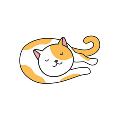 Cute cat illustration