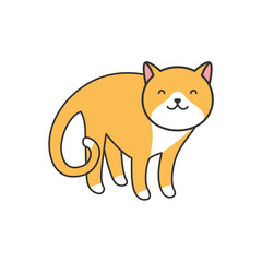 Cute cat illustration