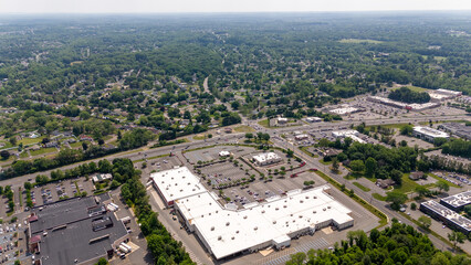 Obraz premium Aerial Drone of Manalapan New Jersey 