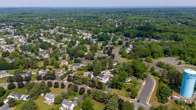 Aerial Drone of Manalapan New Jersey 