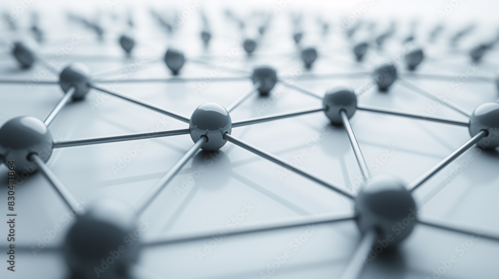 Poster internet networking global business network concept
