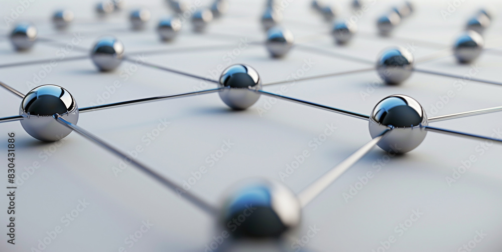 Poster internet networking global business network concept