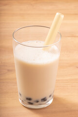 黒糖タピオカミルクティー