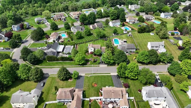 Aerial of Manalapan New Jersey 