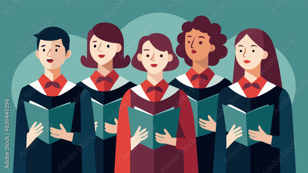Poster each member of the choir brings their unique voice adding a layer of depth and richness to the overa