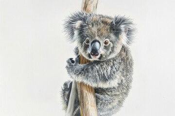 Koala koala illustrated wildlife.