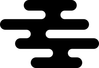 和風の雲のアイコン