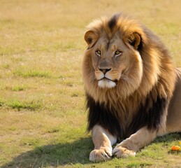 Obraz premium portrait of a lion