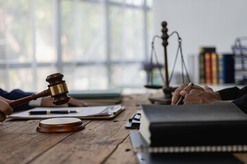 Lawyers provide legal advice. Represent clients in court and help with legal documents expert male...