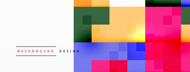 Dynamic colorful squares background. Vector Illustration For Wallpaper, Banner, Background, Card, Book Illustration, landing page