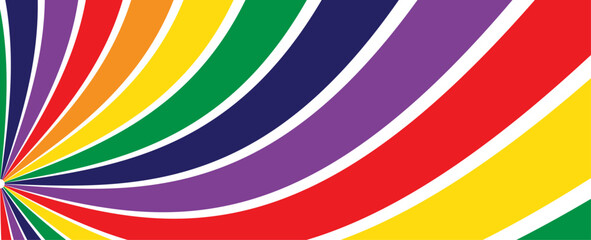 Pride Gradient background with LGBTQ Pride Flag Colours. banner logo lgbtq pride month with rainbow. Website banner, sale. Symbol of pride month june support. vector illustration