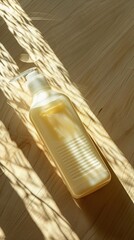 Luminous Locks: Shampoo Bottle Basks in Outdoor Radiance
