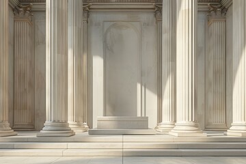 Obraz premium Classical Empty Podium