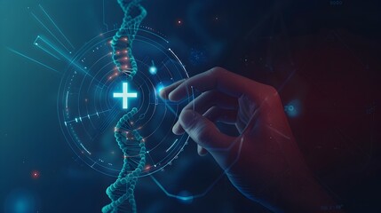 Futuristic Digital Interface Manipulating Molecular Genetic Data for Scientific Research and Healthcare Innovation