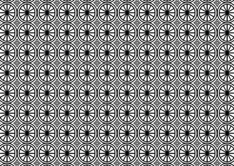 Ikat fabric abstract symbol aztec illustration2