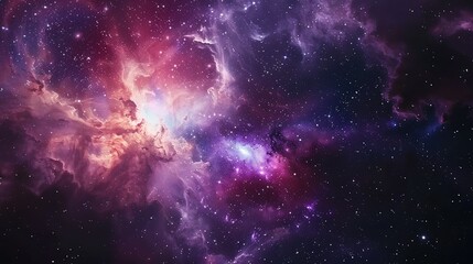 Nebulae and Galaxies: A Stunning Cosmic Background