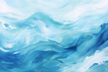 Fototapeta premium Abstract pattern turquoise sea line.
