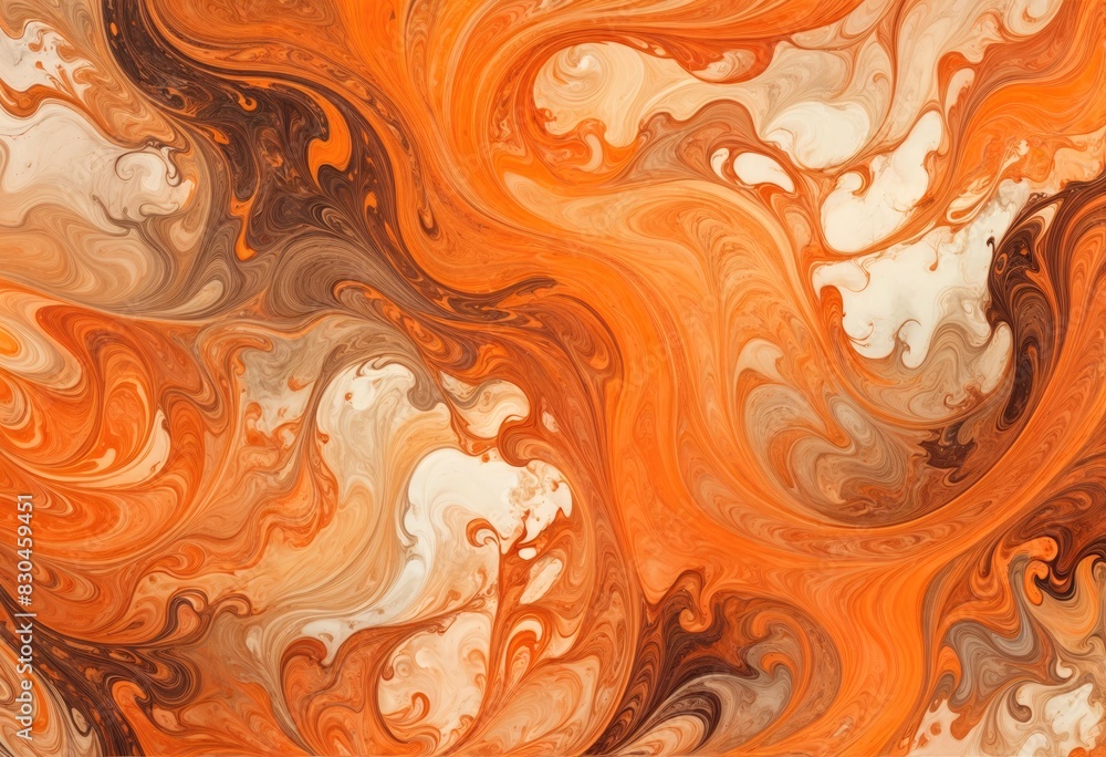 Poster dynamic swirling patterns