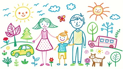 Hold on tight as a child's chalk drawing brings cars and trucks to life with a playful "vroom!" 