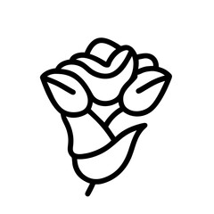 Flowers Icon Outline