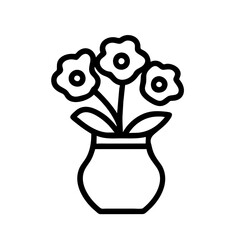 Flowers Icon Outline