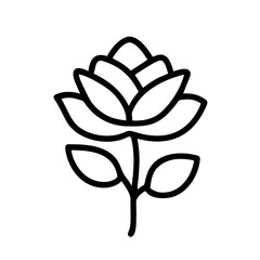 Flowers Icon Outline