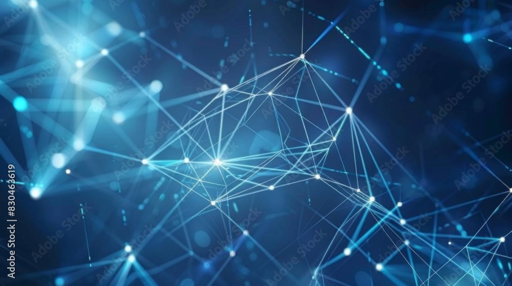 Fototapete abstract digital background with binary code and ai algorithms: visual representation of machine lea