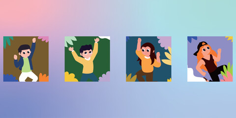 Colorful Dance Portraits