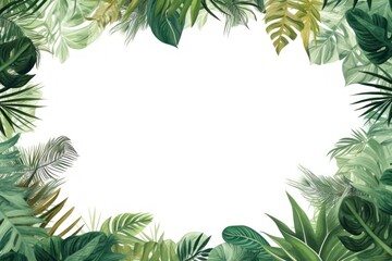 Naklejka premium Rainforest vegetation outdoors woodland.